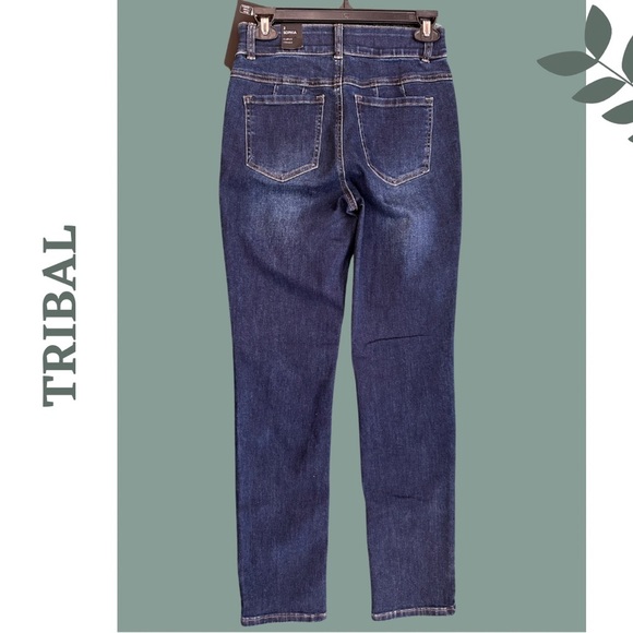 Tribal SOPHIA CURVY 32 INCH
STRAIGHT LEG JEANS Deep Ocean Size 2 - Picture 4 of 10
